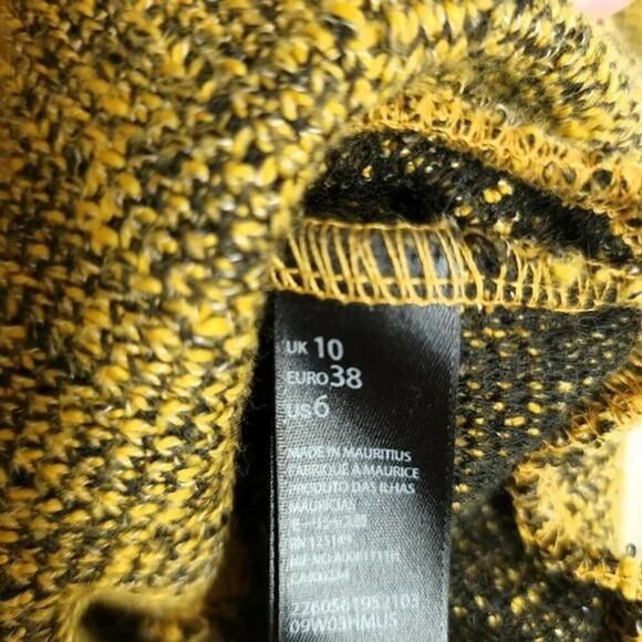 Topshop Mustard Yellow Turtleneck Sweater - Picture 7 of 8